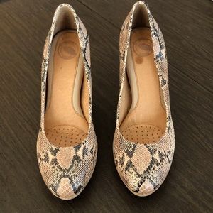 Animal print heels